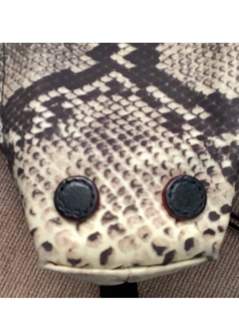 NWOT MZ Wallace  MIA Snake-Print Crossbody Bag in Beige and Black - Picture 6 of 16